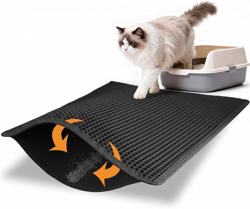 Water wash and easy cleaning process of Pieviev cat mat