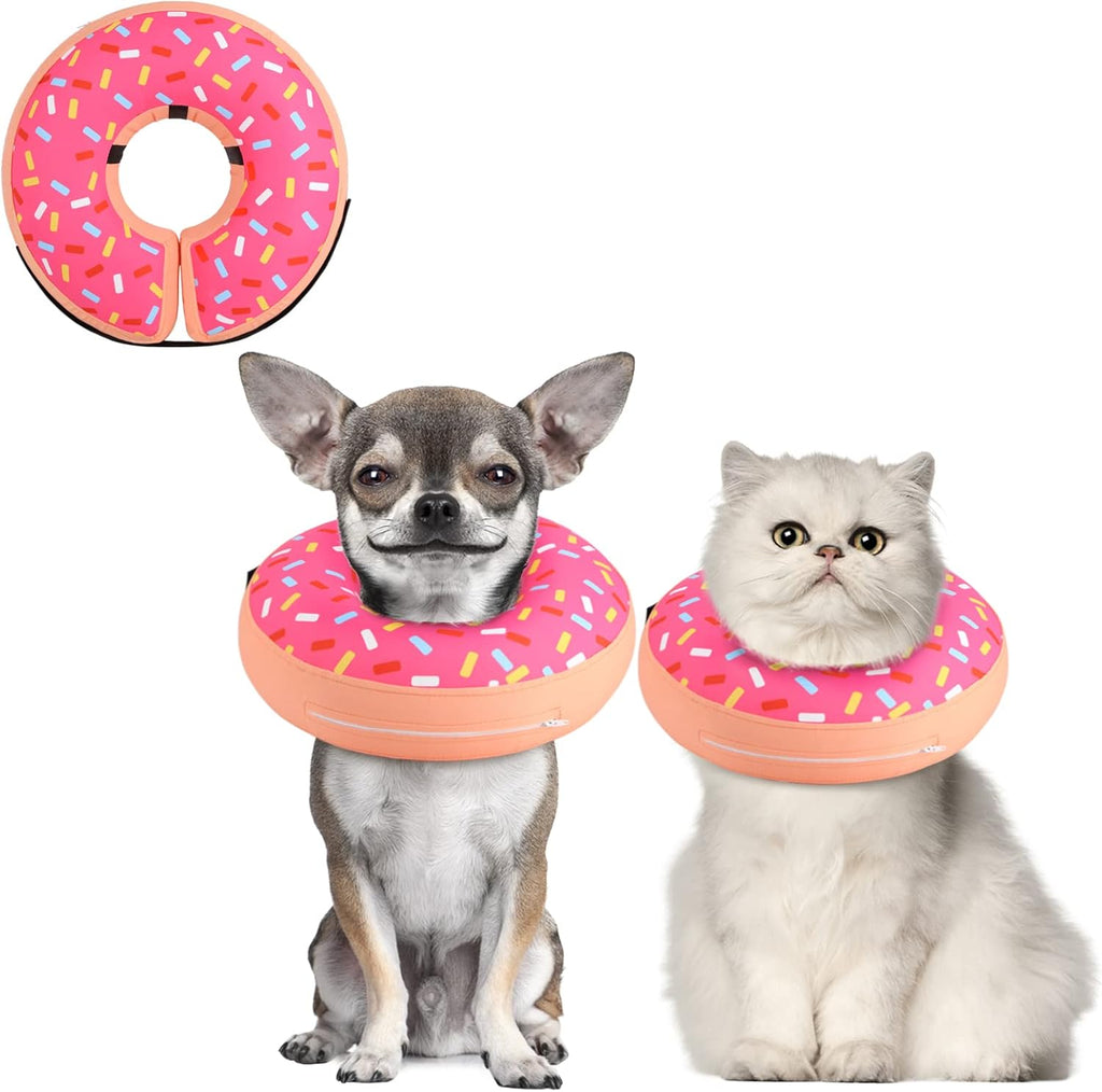 Supet Inflatable Dog Cone Collar Alternative After Surgery, Doggie Neck Donut Collar Recovery ECollar, Soft Dog Cone for Small Medium Large Dogs - Image 11