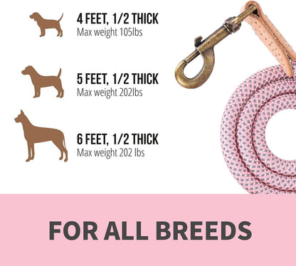 Mile High Life premium pet leash showcasing the 360 degree rotating heavy duty hardware clip