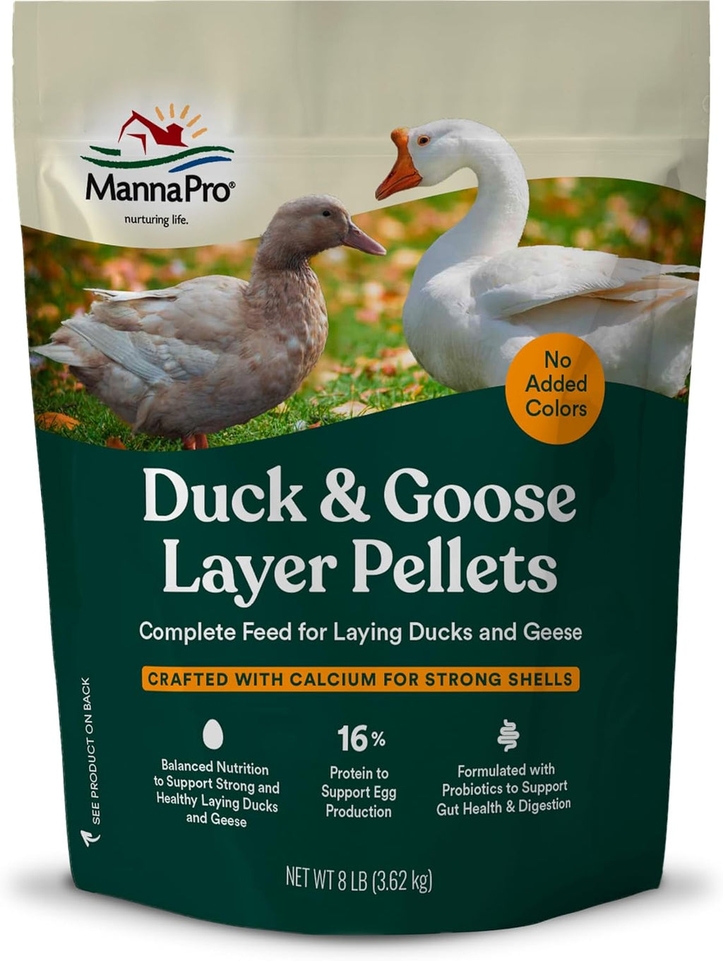 Healthy duck eggs produced using Manna Pro layer feed