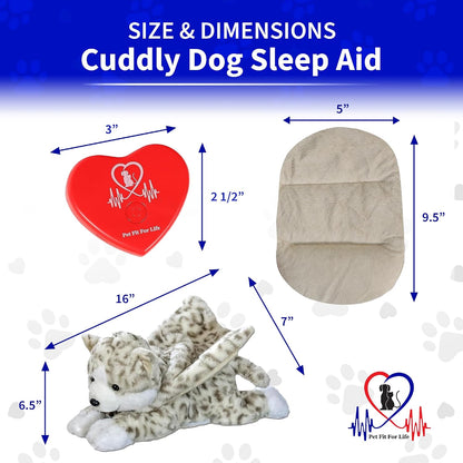USB rechargeable heartbeat module included with the Pet Fit For Life cat calming sleep aid.