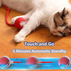 Side profile of Zonciho agility move cat ball