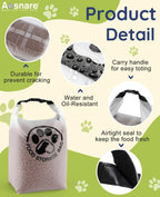 Compact Aosnare food storage bag for camping and outdoor trips