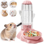 VANNON 2-in-1 Hamster Water Bottle & Food Feeder, 4.6oz/130ml Top-Fill Small Animal Cage Water Dispenser & Food Dish, BPA-Free, Anti-Leak for Hamster, Gerbil, Mouse - Image 8