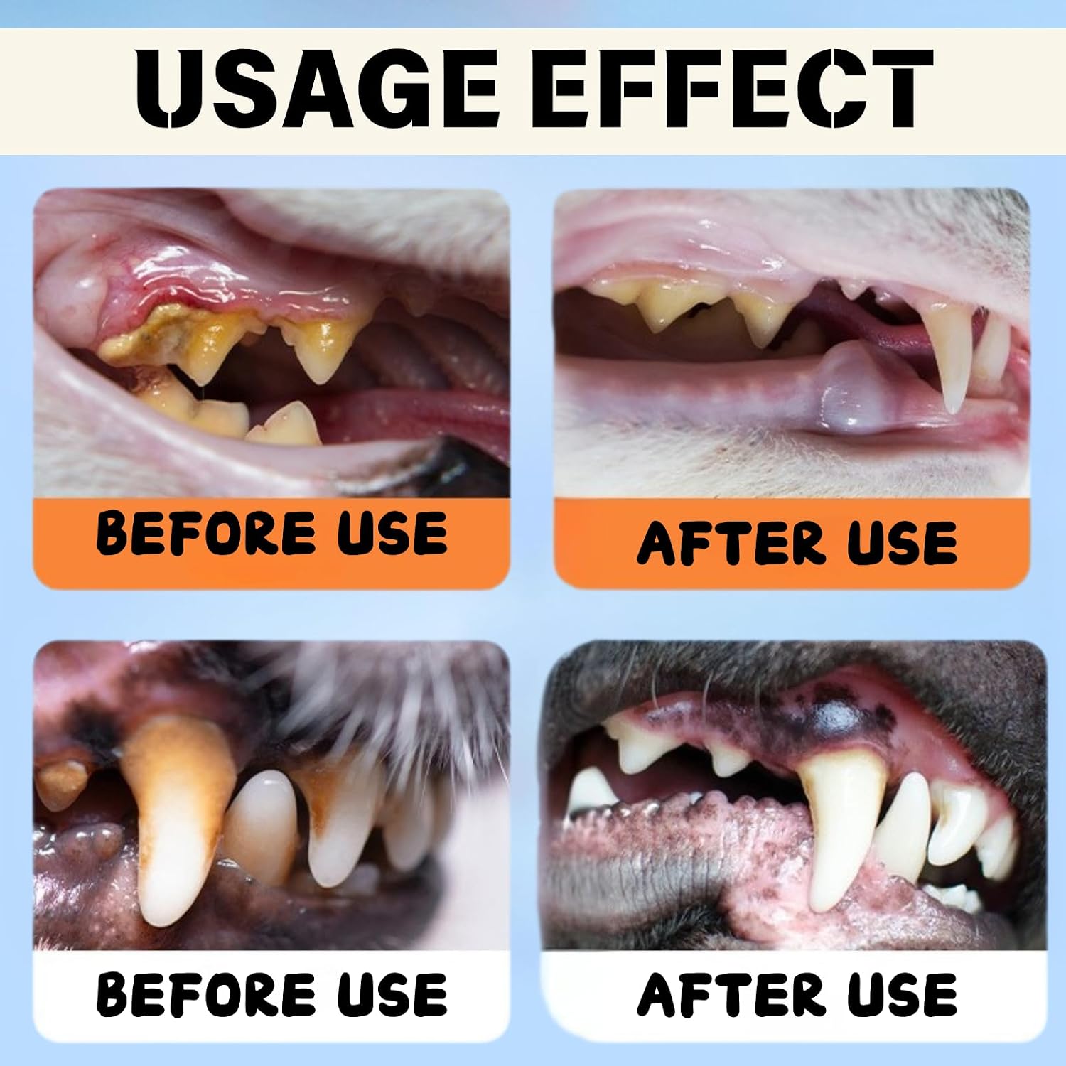 Natural odorless and flavorless pet breath freshener bottle packaging detail