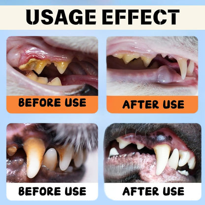 Natural odorless and flavorless pet breath freshener bottle packaging detail