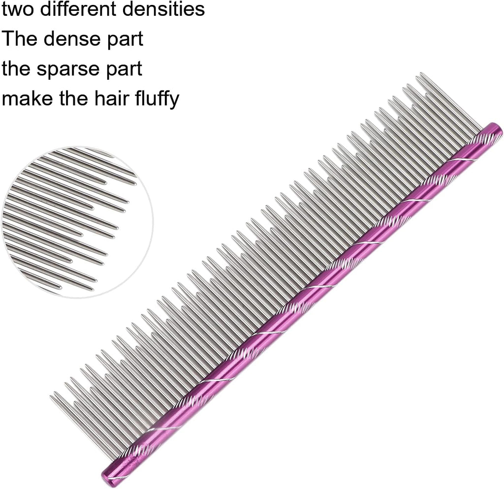 Pet owner using Zerodis comb on a dog coat