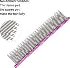 Pet owner using Zerodis comb on a dog coat