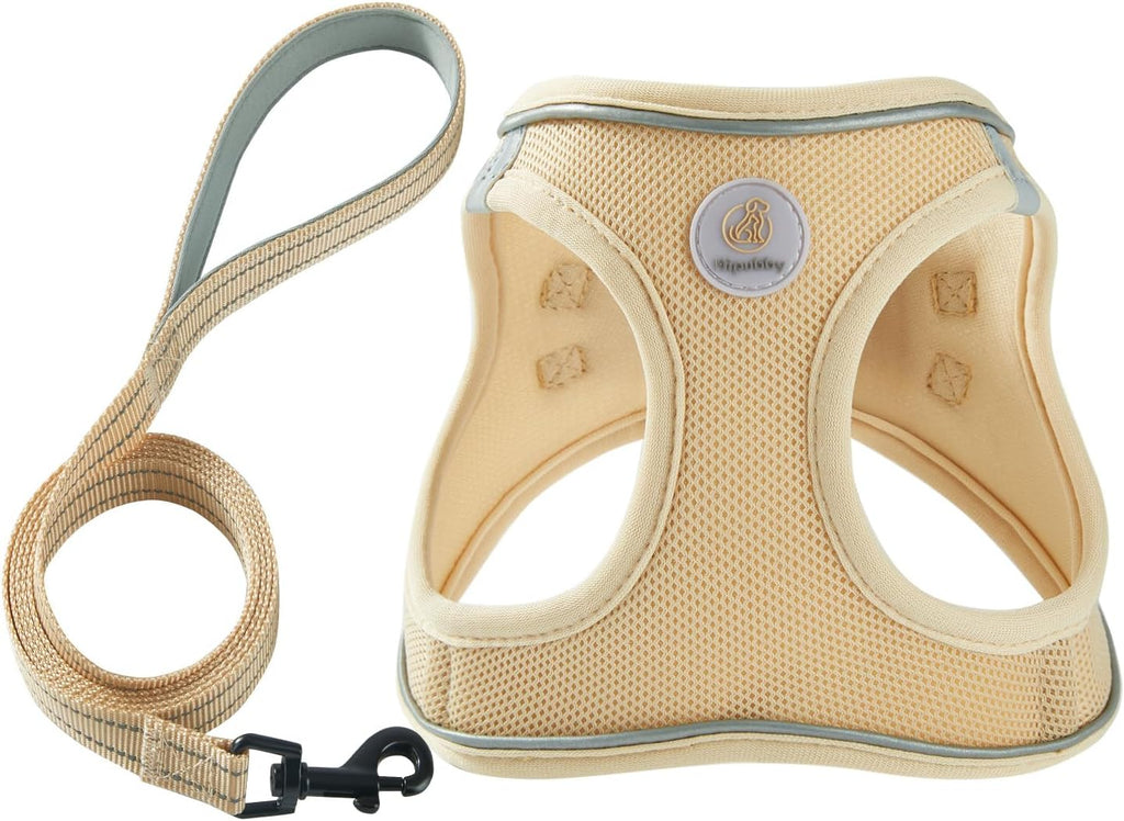 Hipubby Dog Harness and Leash Set, No Pull Soft Mesh Puppy Harness for Small Medium Dogs, Cats - Step in Reflective Breathable Lightweight Vest Harness for Walking, Training - Pink, XS - Image 11