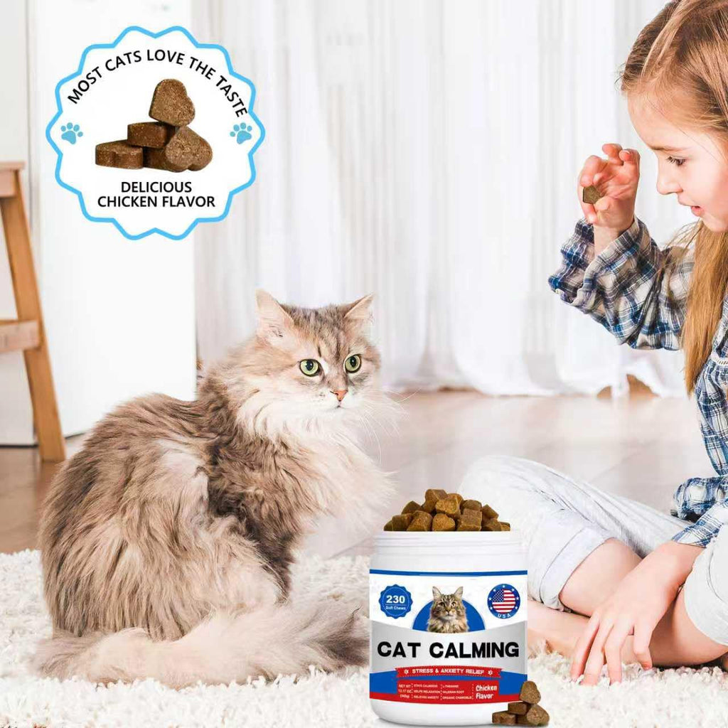 Coleaze chicken flavored anxiety relief treats for cats package instructions