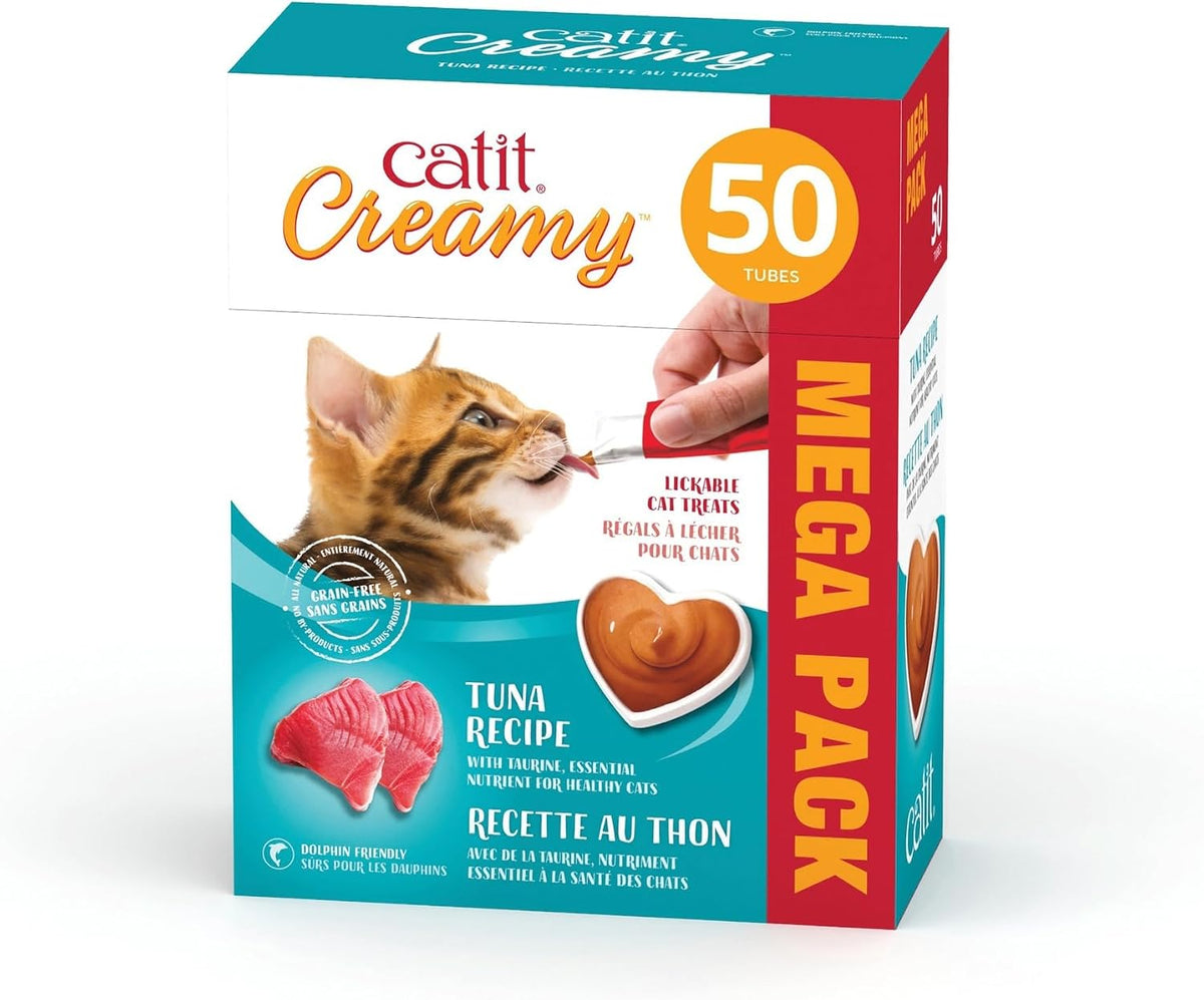 Catit Creamy 72-pack assortment jar top view