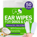Pumbler Pet Ear Wipes container front view for dogs and cats