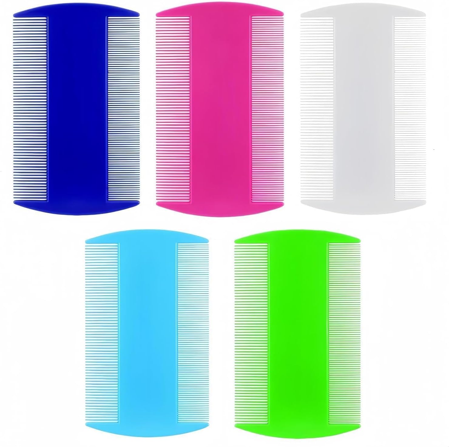 Yumflan flea comb 5 pack front view for pets