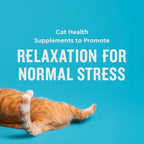 VetIQ multi-texture cat calming chews with melatonin and organic ashwagandha for stress relief