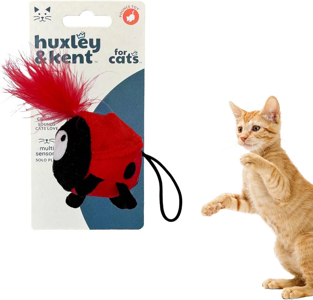 Huxley & Kent Flinger Plush Cat Toy - Interactive Catnip Toy for Cats & Kittens - Soft with Crinkle & Catnip - Perfect for Flinging & Chasing - Bumble Bee Flinger - Image 11