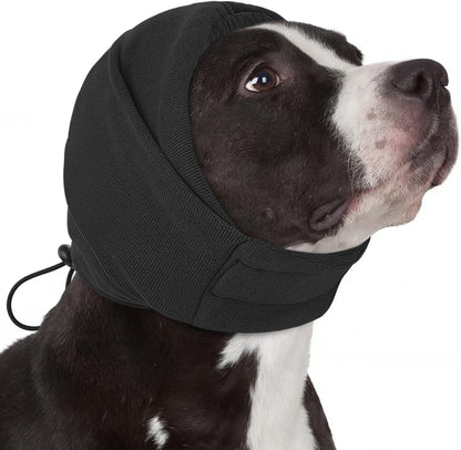 AOFITEE Dog Calming Hoodie - Anti-Slip Dog Ear Muffs Cover for Noise Anxiety, No Shake Ear Wrap for Dogs Hematoma, Adjustable Dogs Headband for Grooming, Fireworks, Thunderstorms, LightPink L - Image 12