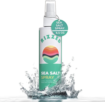 Rizzed Sea Salt Spray for Men front view bottle 8.5 fluid ounce