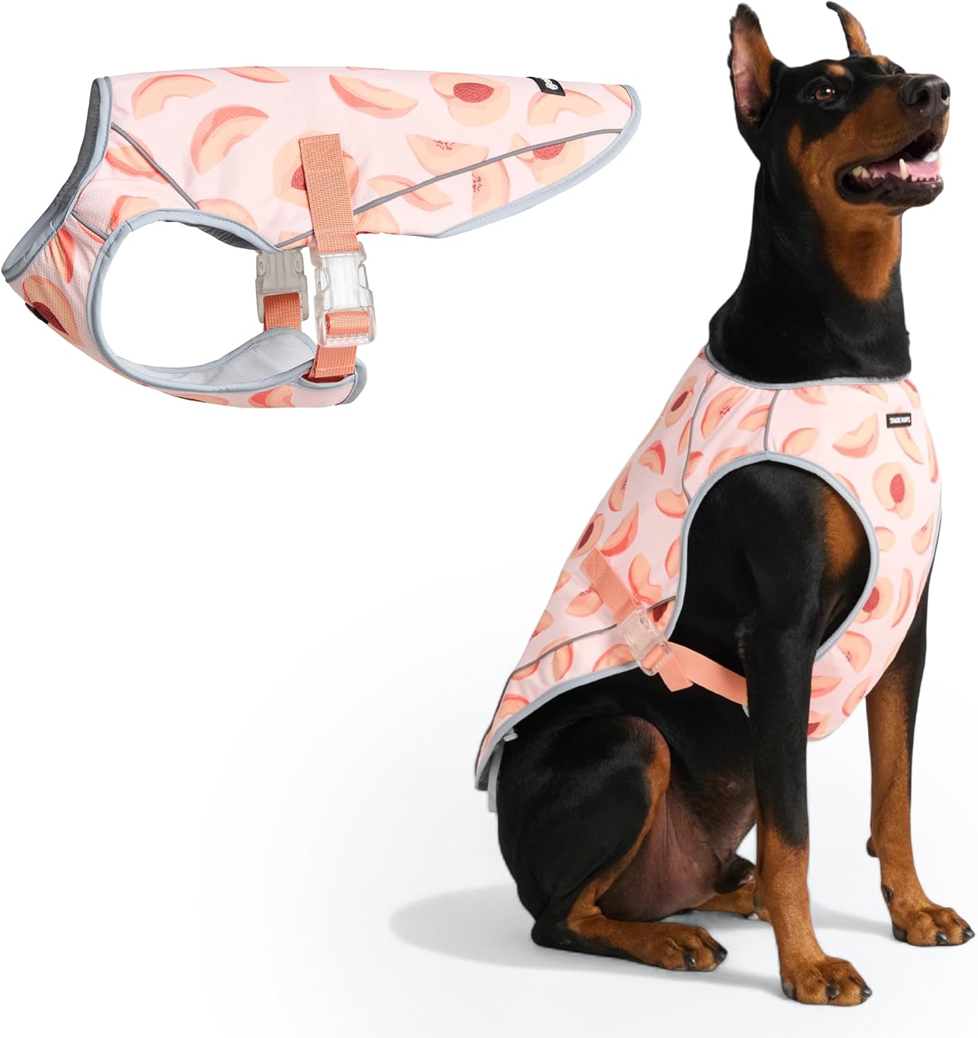 Spark Paws Dog Cooling Vest - SPF 50 UV Sun Protection - Summer Heat Relief Gear for Dogs, Lightweight, Evaporative Cooling - Dog Anxiety Relief Vest During Hot Days - Ice Blue, Large - Image 15