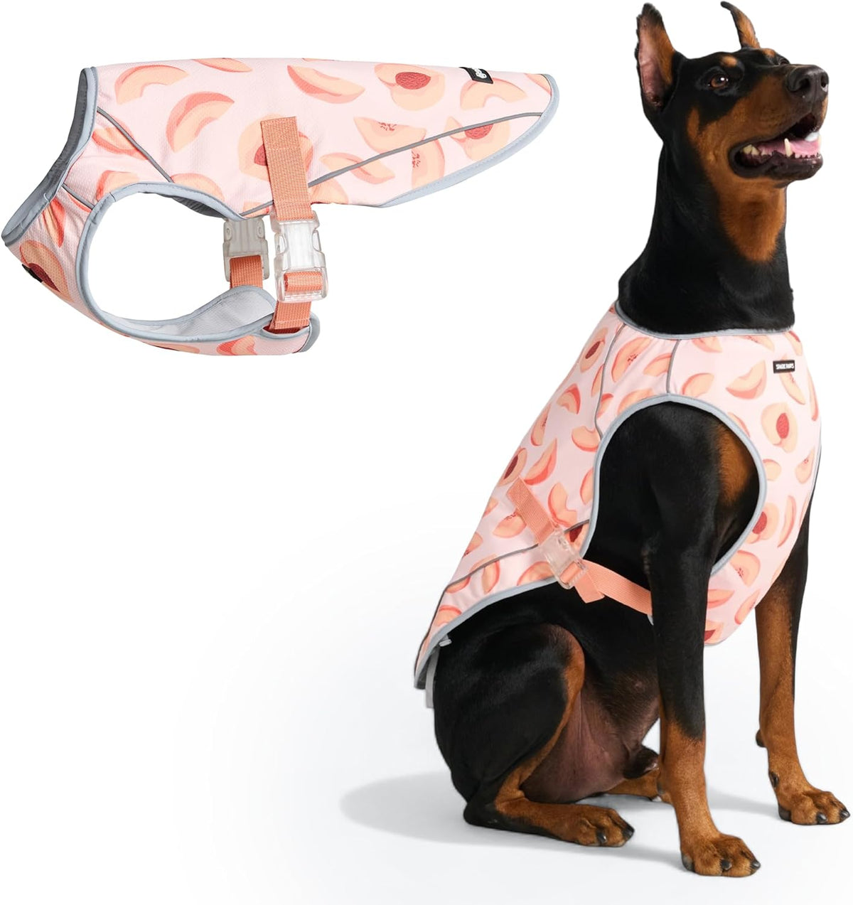 Spark Paws Dog Cooling Vest - SPF 50 UV Sun Protection - Summer Heat Relief Gear for Dogs, Lightweight, Evaporative Cooling - Dog Anxiety Relief Vest During Hot Days - Ice Blue, Large - Image 15