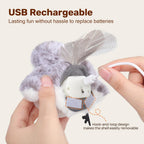 Potaroma interactive pet toy illustrating the internal catnip pouch pocket placement.