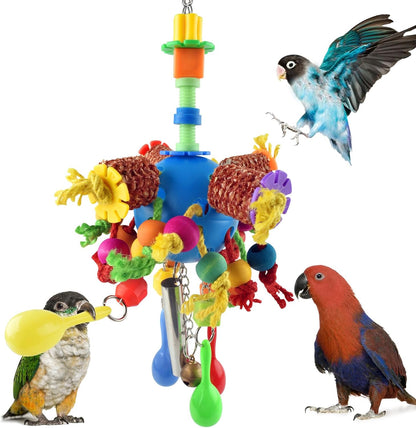 Interactive parrot foraging toy imported from the United States