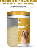 Zammex pasture raised beef bone broth 100 servings container for pet wellness
