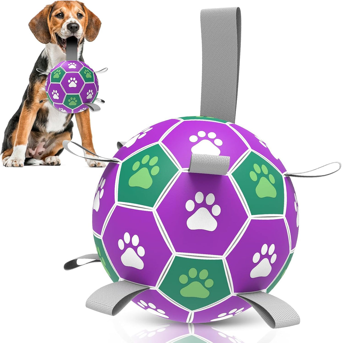 Inclusion of manual air pump with Diman dog ball