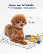PETHROOM Pet Dental Clean Toothpaste Plus for Dogs & Cats - Apple Flavor, Enzymatic Toothpaste for Fresh Breath & Plaque Control, Gentle Daily Dental Care, Net Wt 2.1 oz - Image 9