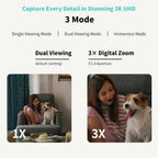 Alaga 3K camera with smartphone app control