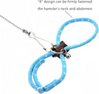 Soft nylon material close up of Hypeety rat and gerbil harness