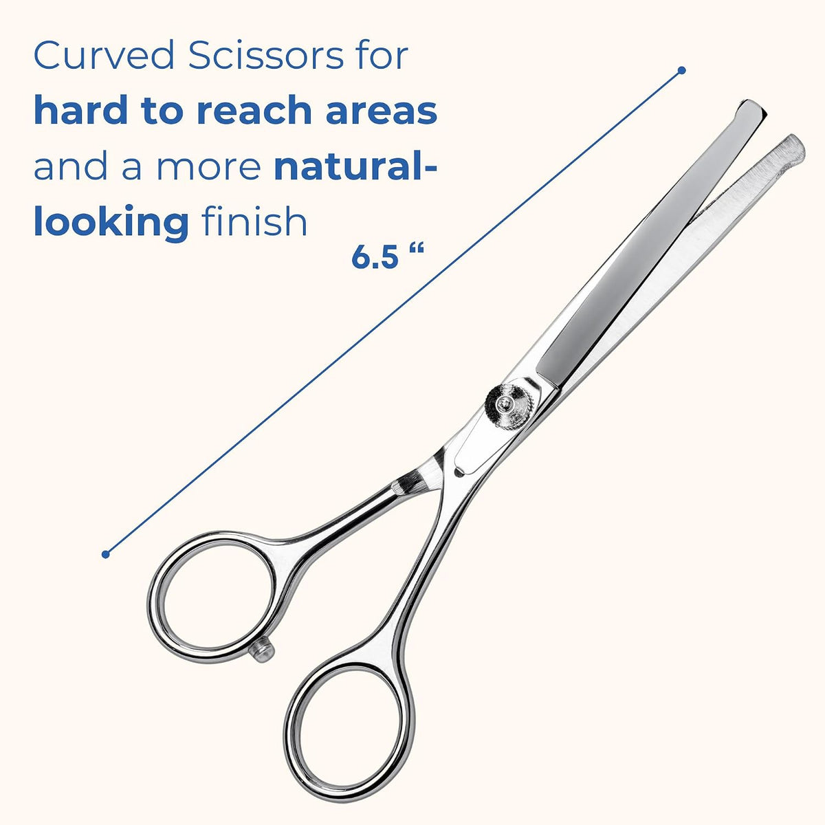 Freshly Bailey stainless steel cat grooming scissors set of two pieces