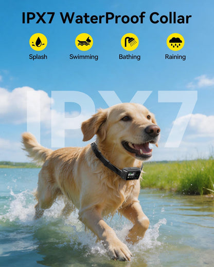 Gladsmile rechargeable waterproof dog fence receiver with correction modes