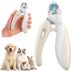 Cat & Dog Nail Clippers with LED Light, Illuminates Nail Bloodline to Prevent Overcutting, Pet Nail Trimmer with Safety Guard & Built-in Nail Catcher for Dog Cat Rabbit Small Animals(Blue) - Image 9