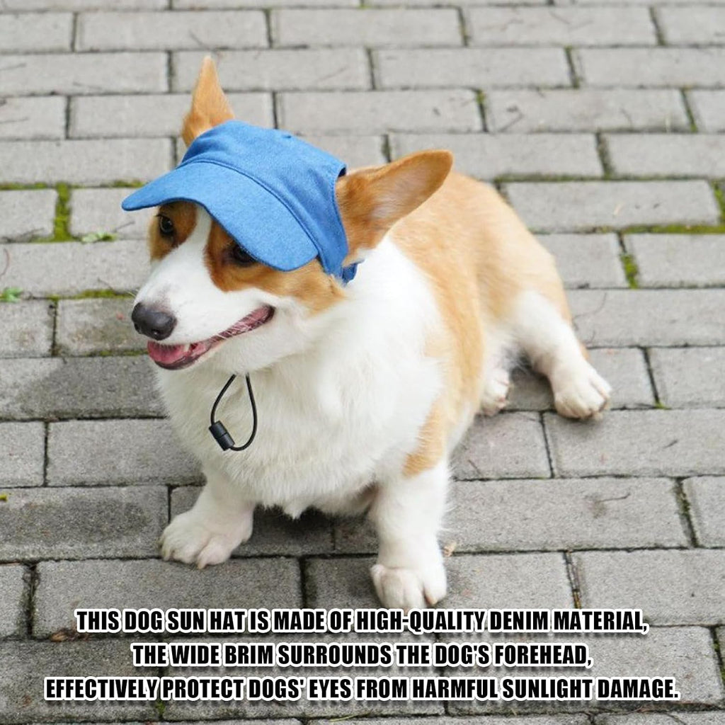 Wyewog pet summer hat showing ear holes detail