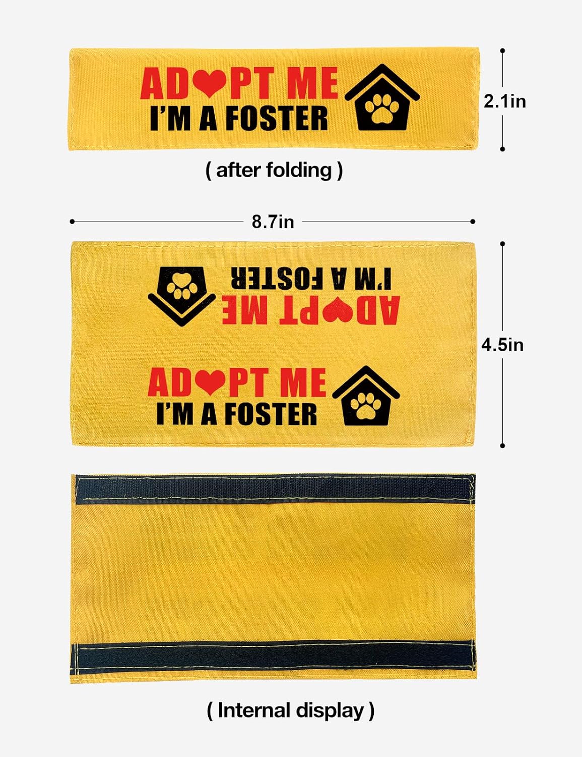 Durable polyester dog leash sleeve with Adopt Me text being washed for easy maintenance.