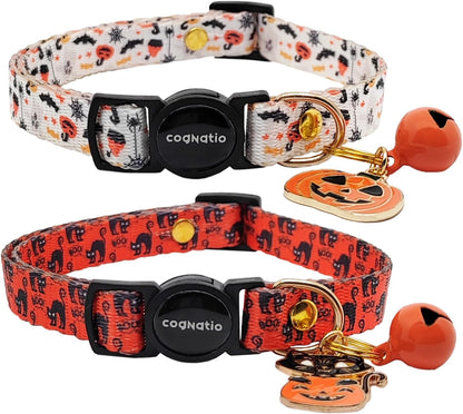 2 Pack Breakaway cat Collars with Bell,Safety Quick Release Pendant Cute Kitten Collar,Adjustable 20-30cm (Red+Rose, 20-30cm) - Image 10