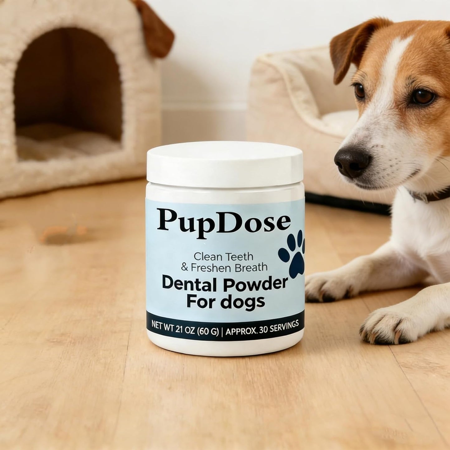 Dental Powder for Dogs, No Brushing Needed, Easy Mix Daily Use for Daily Dog Dental Care (1Pc) - Image 9