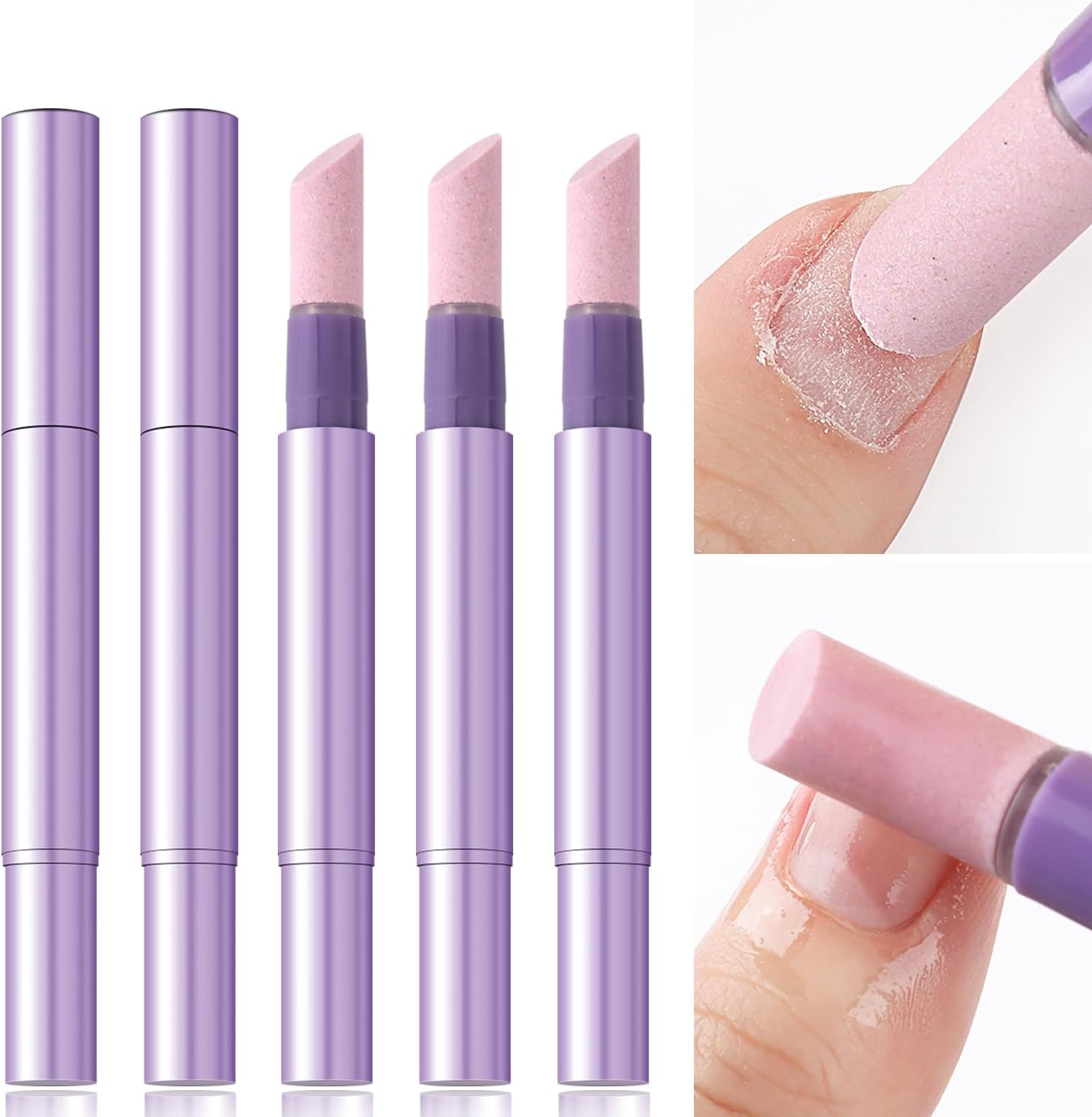 Furtherpretty 5PCS Cuticle Oil Pusher Pen Set front view