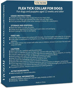Non-greasy Vicsom flea collar texture close up