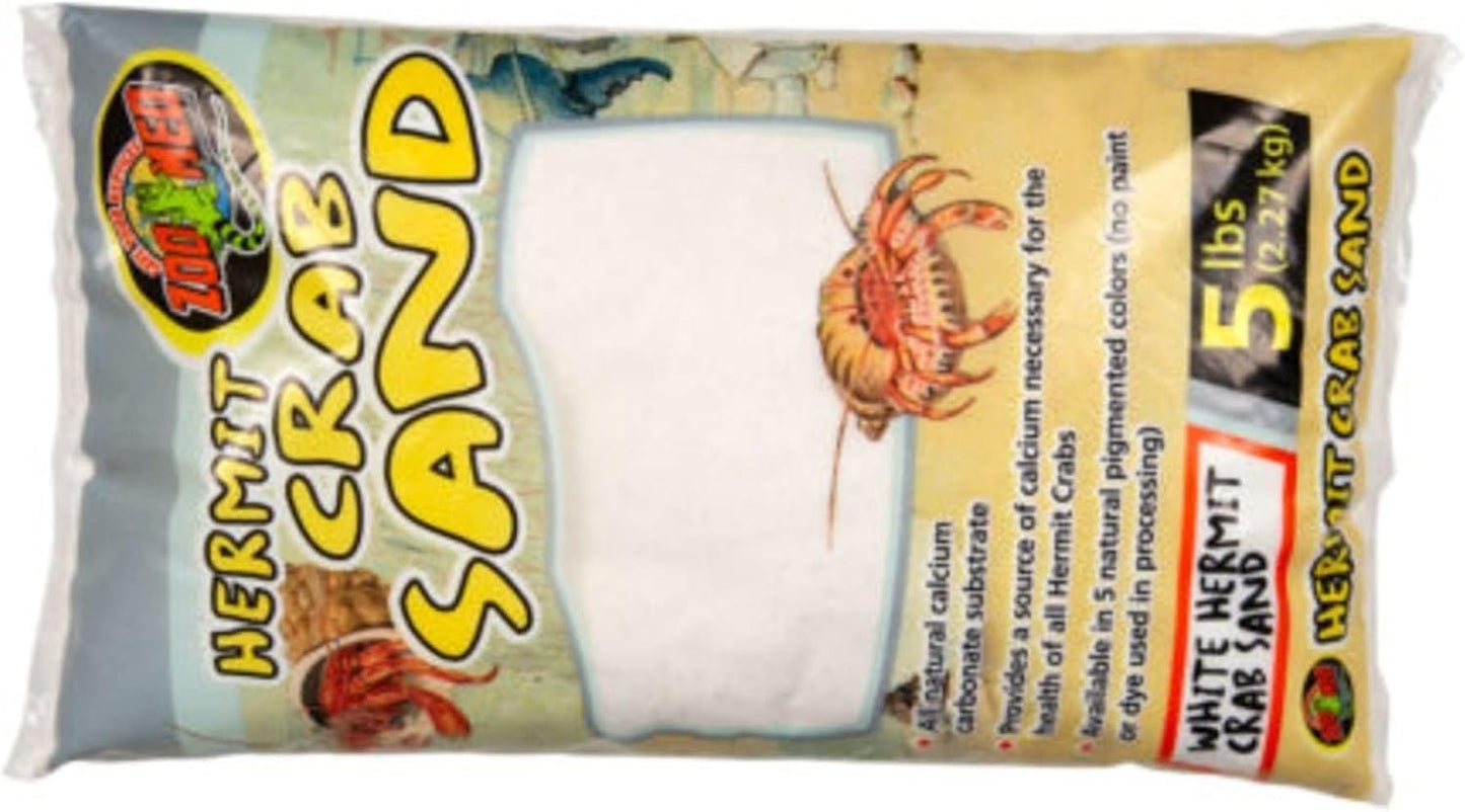 Zoo Med calcium sand for hermit crab terrarium