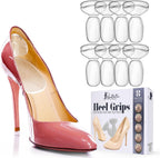 Ballotte Premium Silicone Heel Pads front view for blister prevention.