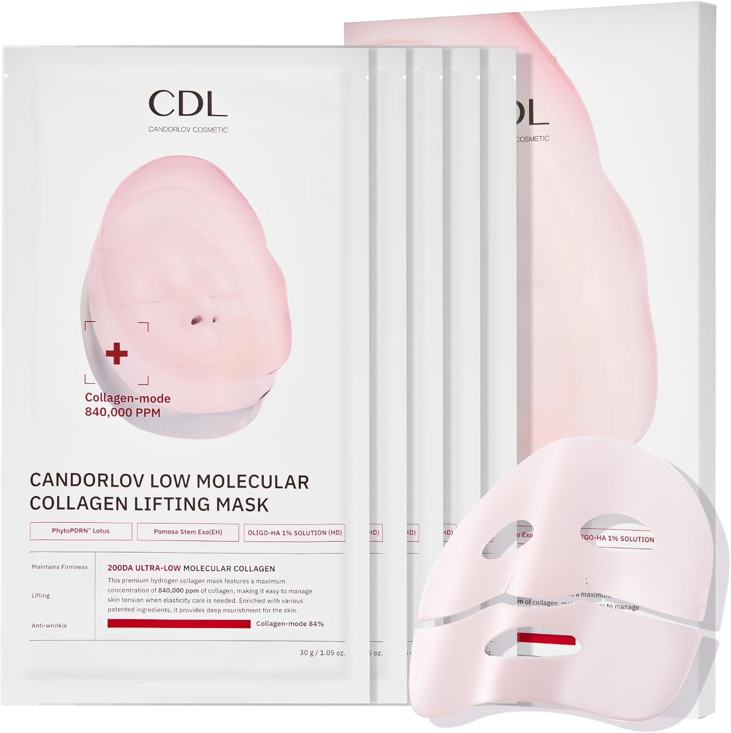 Candorlov Overnight Collagen Lifting Face Mask front packaging box
