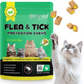 Oimmal Flea and Tick Prevention Cat Chewable Tablets front packaging showing 30 daily supplements