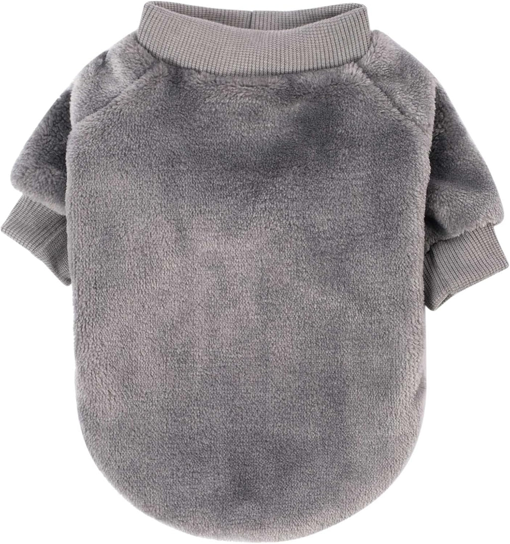 FabriCastle small dog jacket plush warm puppy outfit