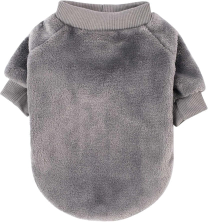 FabriCastle small dog jacket plush warm puppy outfit