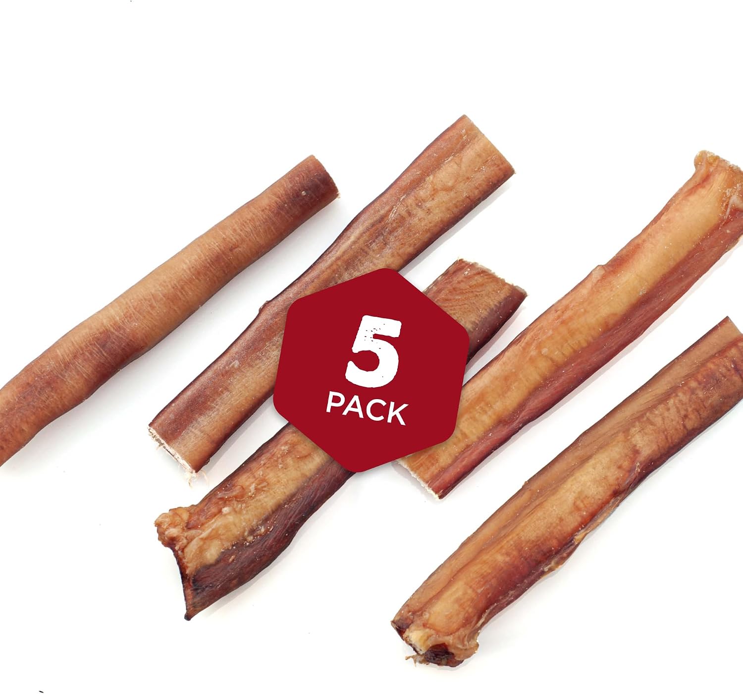 Best Bully Sticks natural beef dog treats pack for large breeds