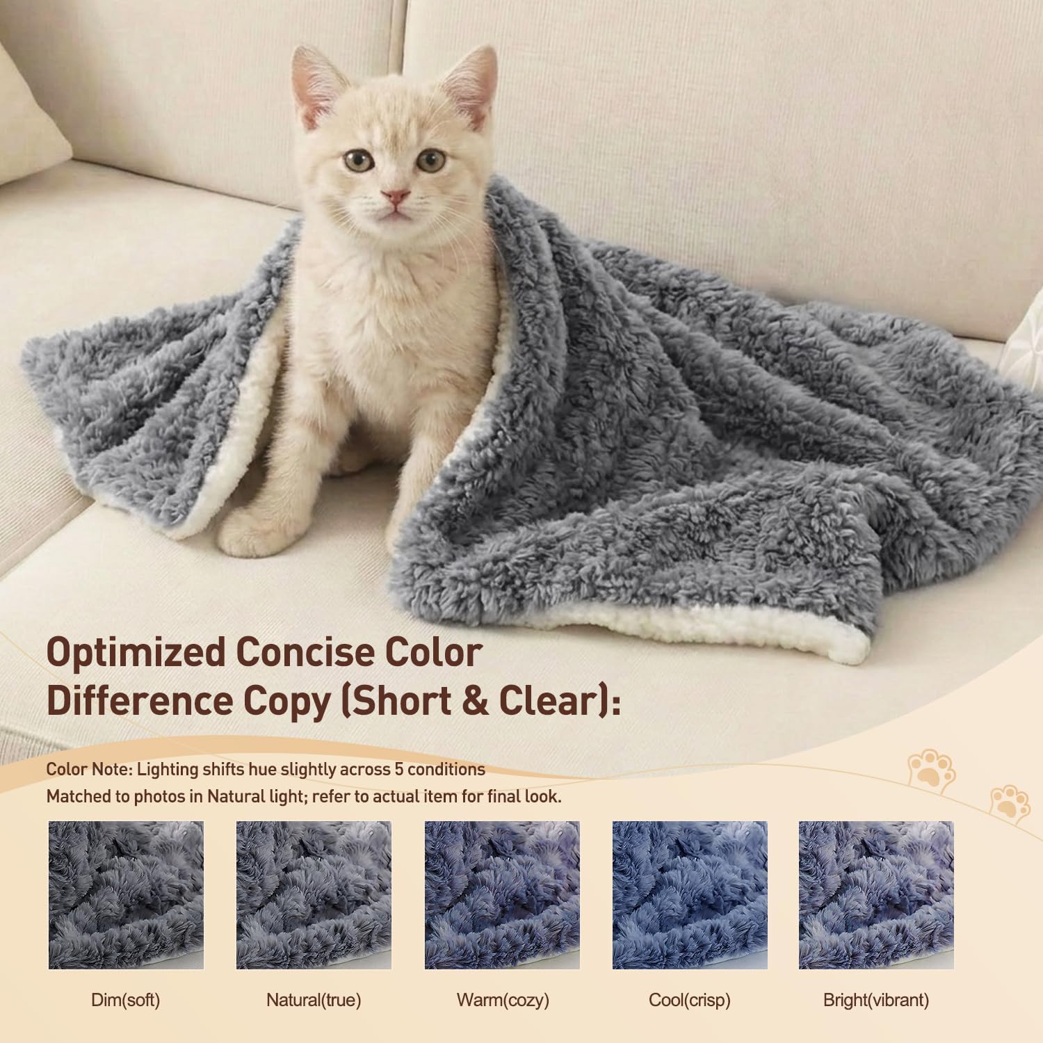 Thick thermal pet blanket used as a protective liner inside a cat carrier.