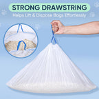 Thick leakproof cat litter liner tear resistance demonstration