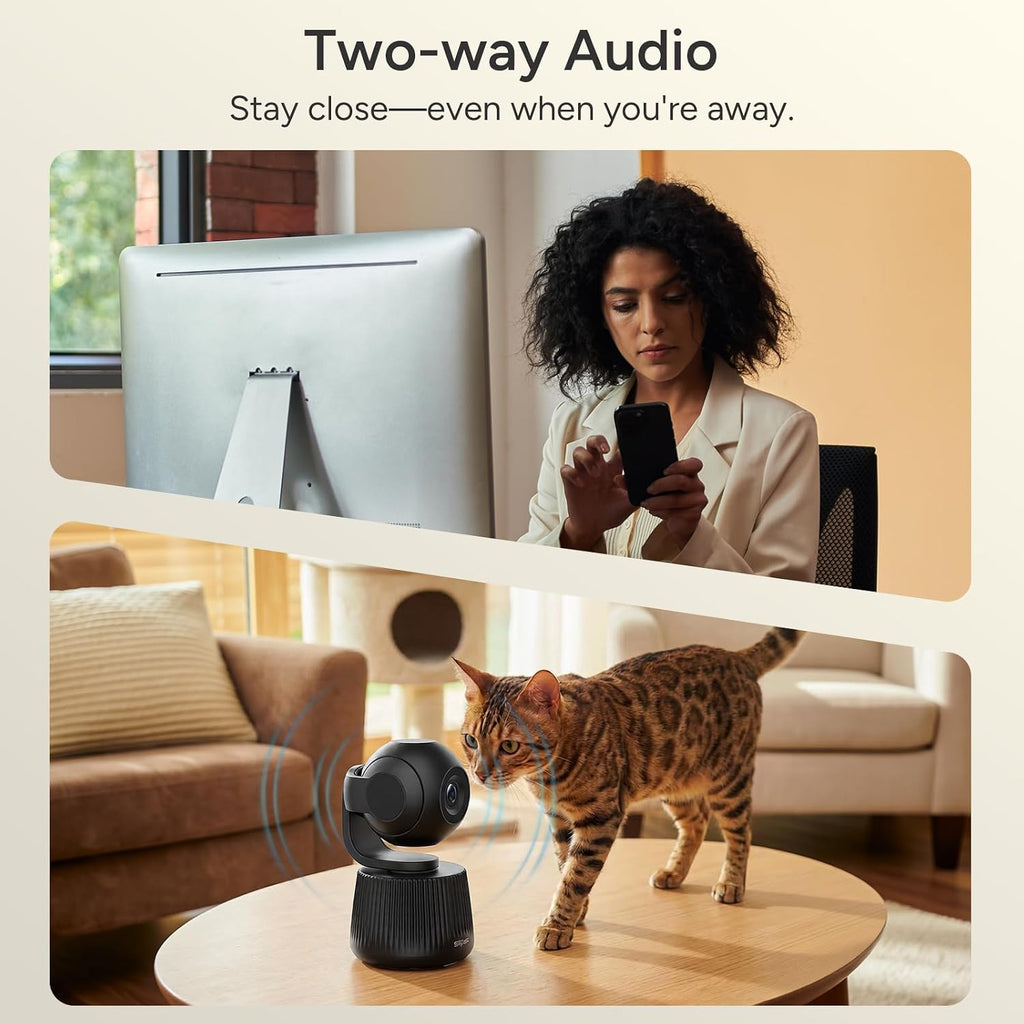 SiiPet camera lens close up highlighting 4K recording capabilities