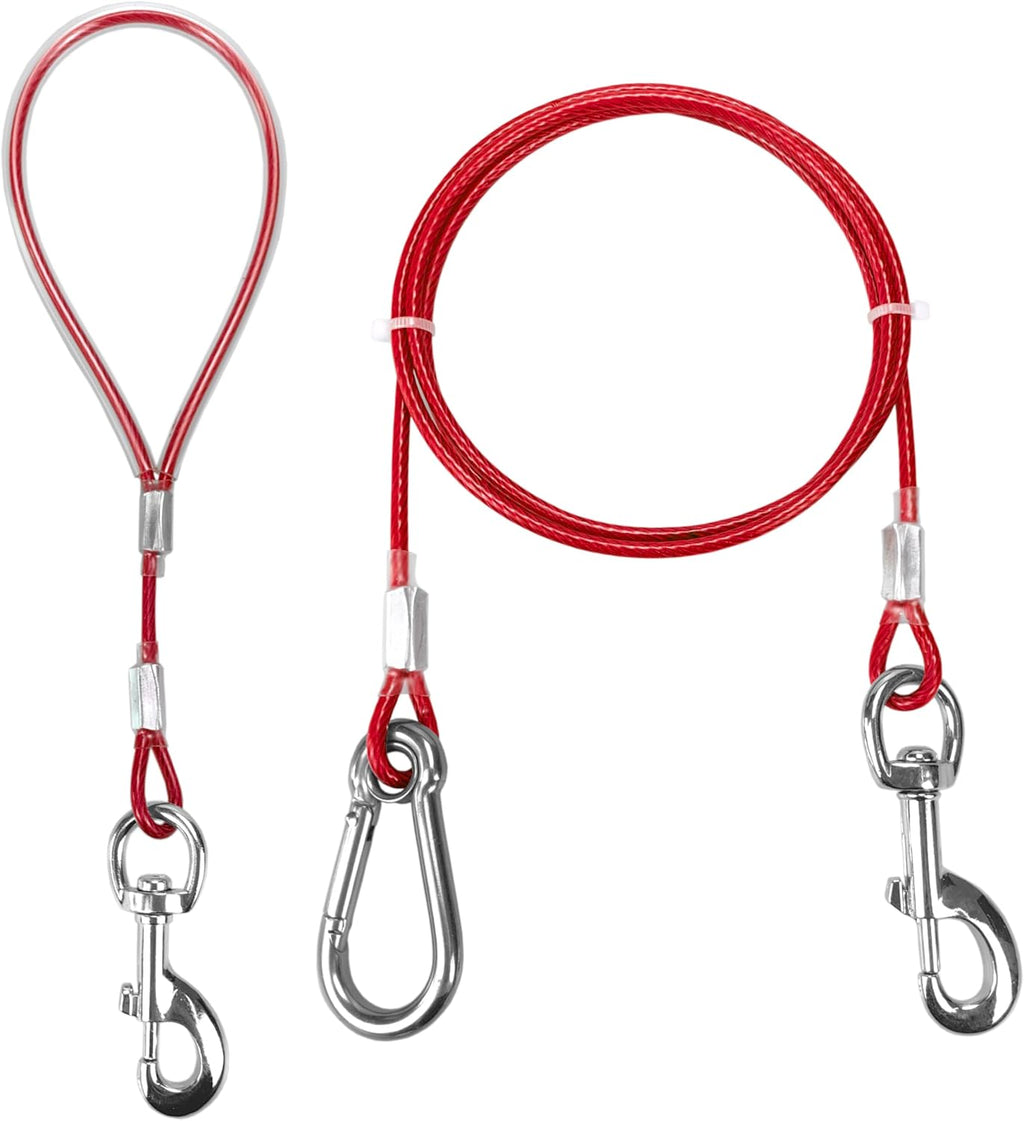 Mi Metty durable puppy training lead with detachable handle layout demonstrating dual walking and tethering options.
